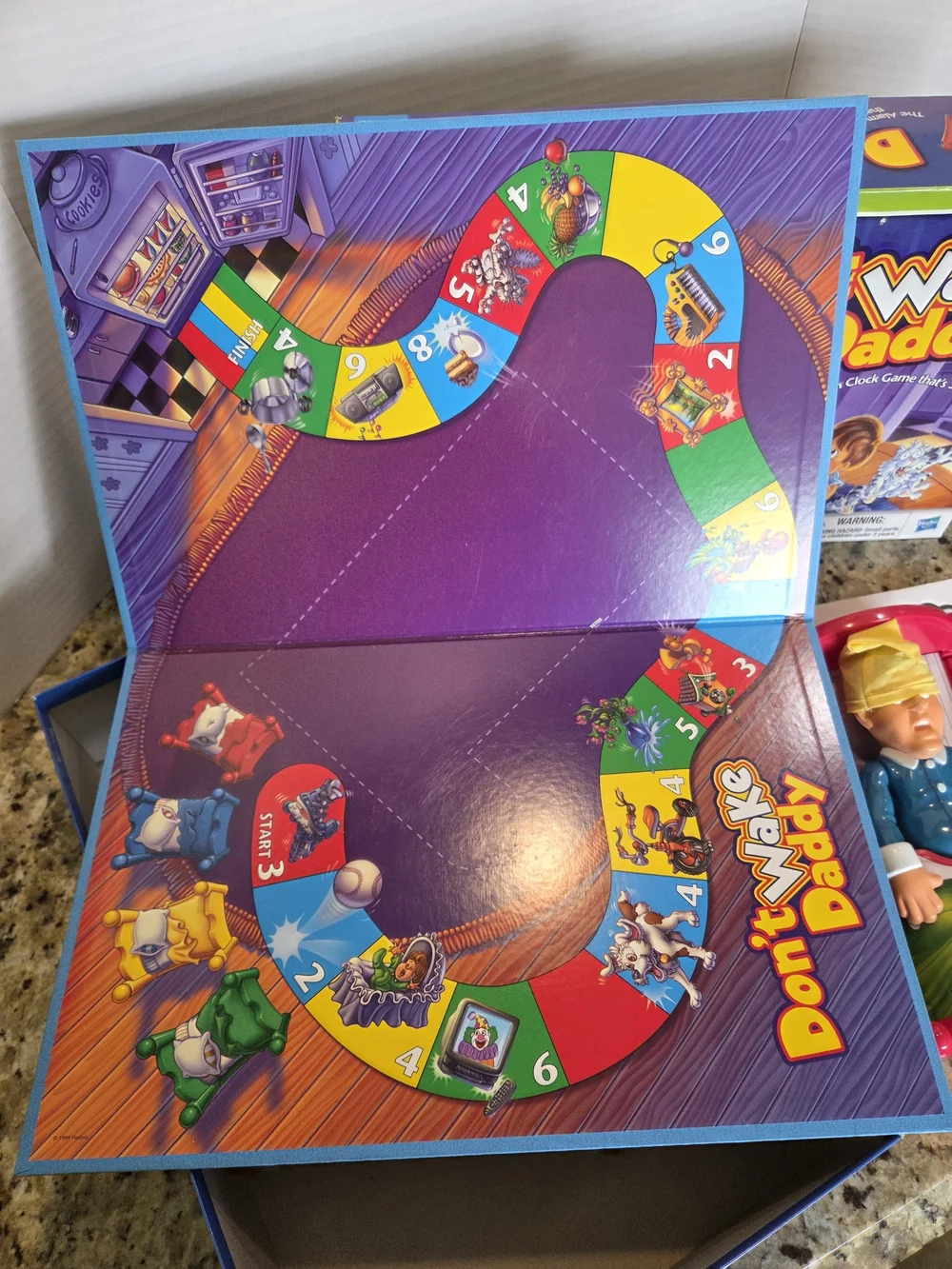 Don't Wake Daddy Board Game Hasbro Kids & Family 100% COMPLETE 2011 Preschool 3+